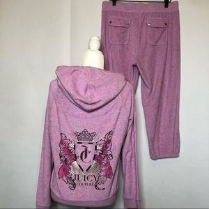 Juicy Couture terry cloth sweat suit